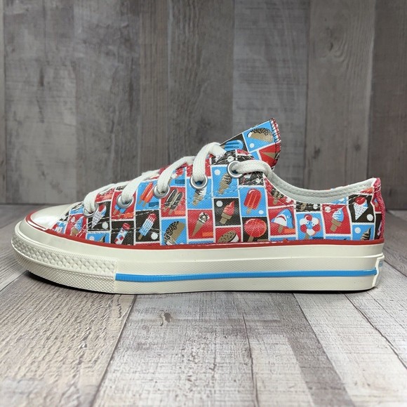Converse Chuck 70 Frozen Treats Youth Sneakers Soft Red Blue Size 3 A00519F - Picture 6 of 15